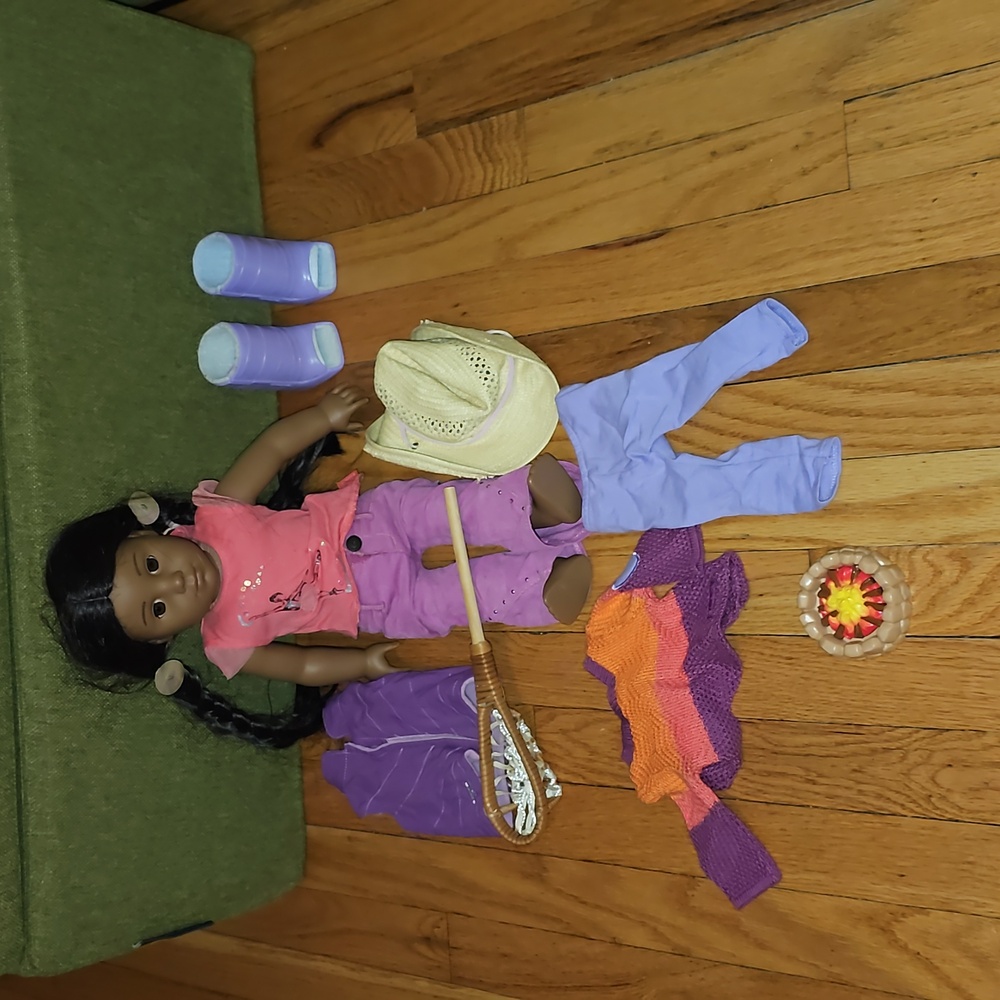 American Girl Kaya with clothing and accessories